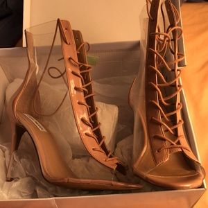 Steve Madden sexy see thru heels